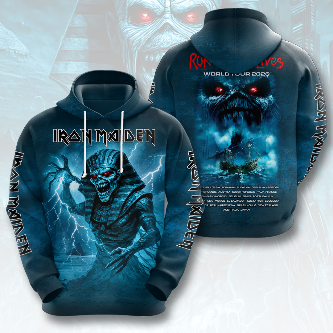 Iron Maiden 2026 World Tour 3D Apparel – HOATT17877