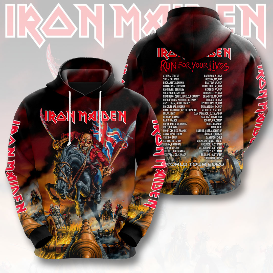 Iron Maiden 2026 World Tour 3D Apparel – HOATT17940