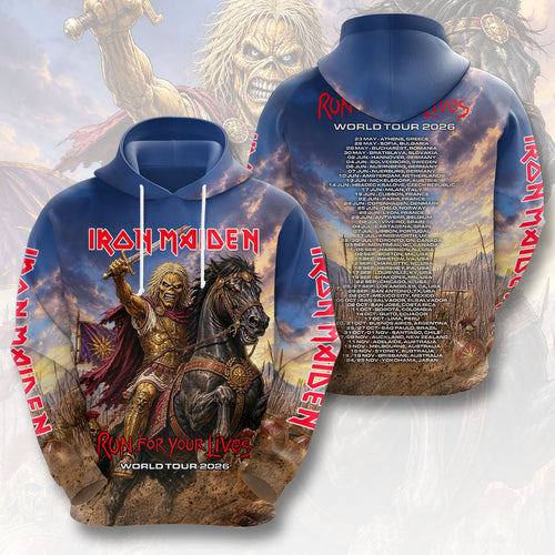Iron Maiden 2026 World Tour 3D Apparel – HOATT18331