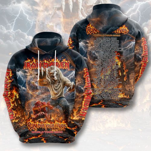 Iron Maiden 2026 World Tour 3D Apparel – HOATT18826