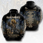 Iron Maiden 2026 World Tour 3D Apparel – HOATT19274