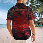 Iron Maiden 2026 World Tour Short Sleeve Button-Down Shirt – TMTHU9541