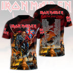 Iron Maiden 2026 World Tour 3D Apparel – HOATT17940