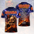 Iron Maiden 2026 World Tour 3D Apparel – HOATT17985