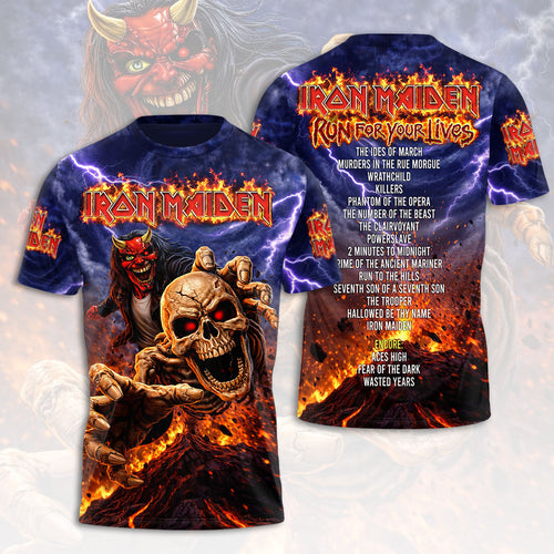 Iron Maiden 2026 World Tour 3D Apparel – HOATT18520
