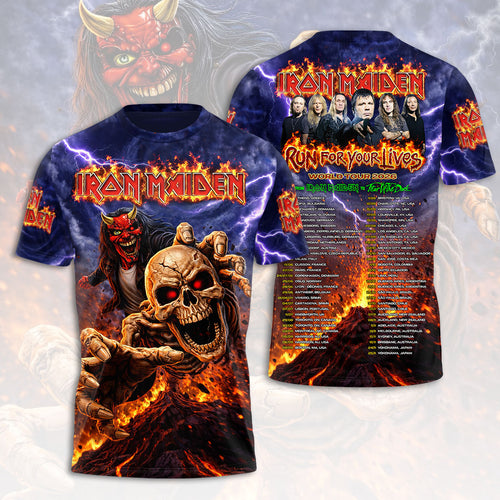 Iron Maiden 2026 World Tour 3D Apparel – HOATT18521