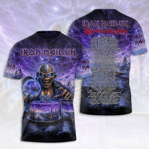 Iron Maiden 2026 World Tour 3D Apparel – HOATT18522