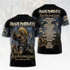 Iron Maiden 2026 World Tour 3D Apparel – HOATT19274