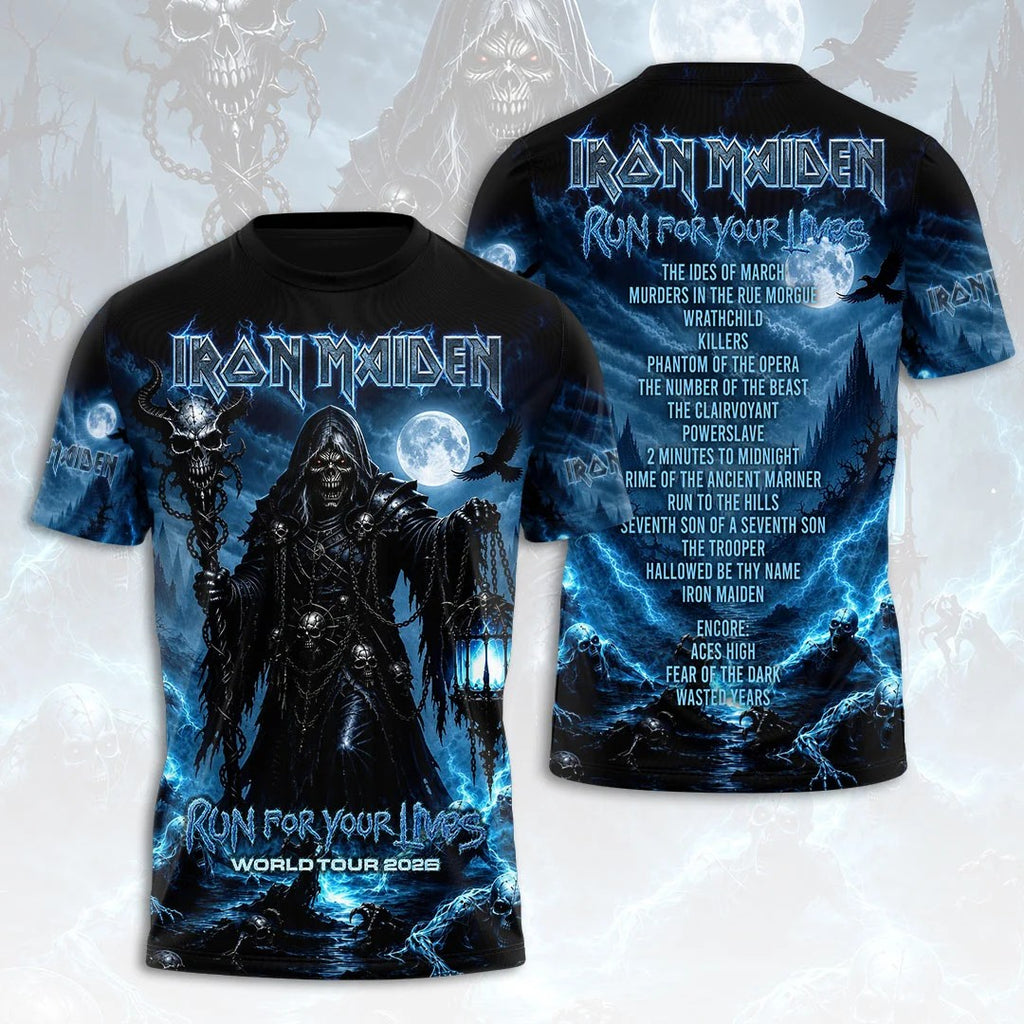 Iron Maiden 2026 World Tour 3D Apparel – HOATT21459