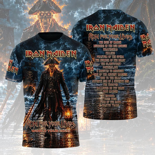 Iron Maiden 2026 World Tour 3D Apparel – HOATT26909