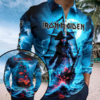 Iron Maiden 2026 World Tour Zip Polo Shirt – HOATT20287