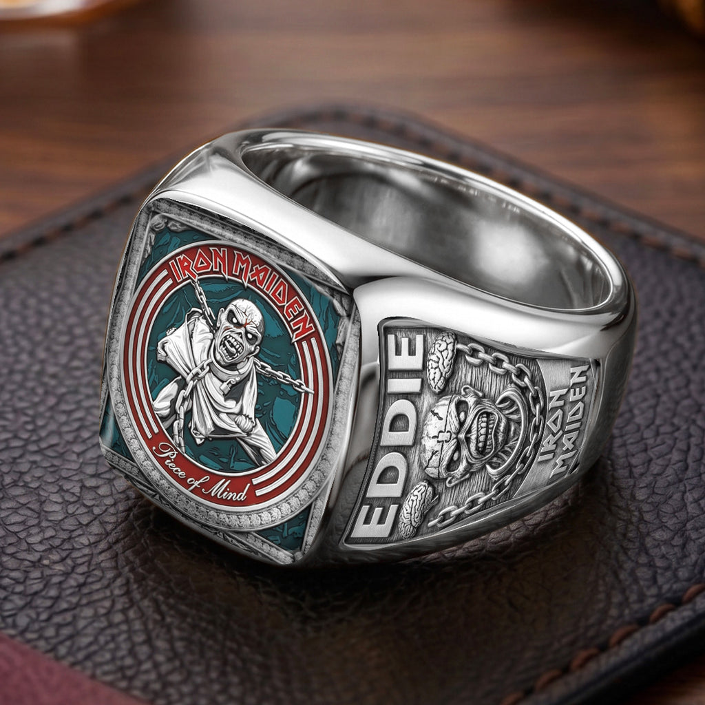Iron Maiden 3D Engraved Ring – TMTHU7197