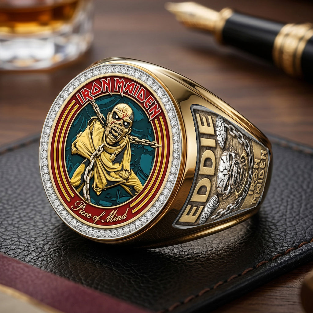 Iron Maiden 3D Engraved Ring – TMTHU7197