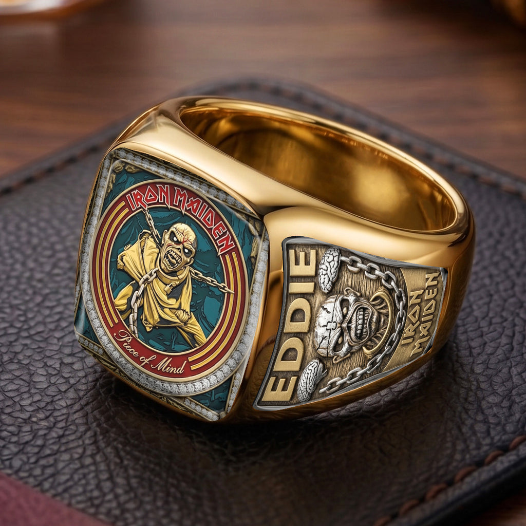 Iron Maiden 3D Engraved Ring – TMTHU7197