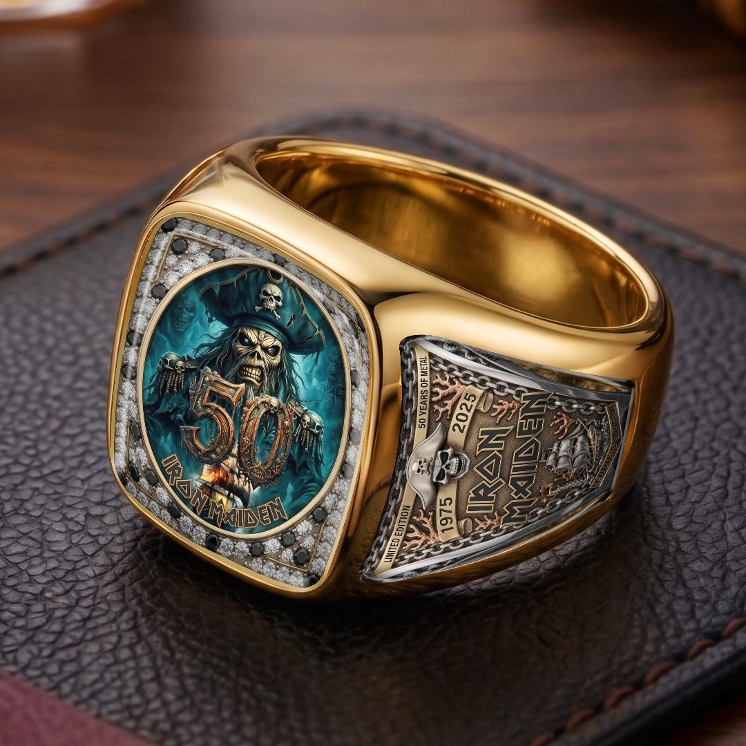 Iron Maiden 3D Engraved Ring – TMTHU8060