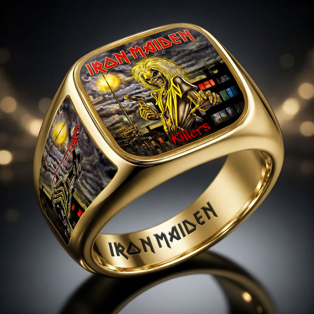 Iron Maiden 3D Engraved Ring – HOATT19364