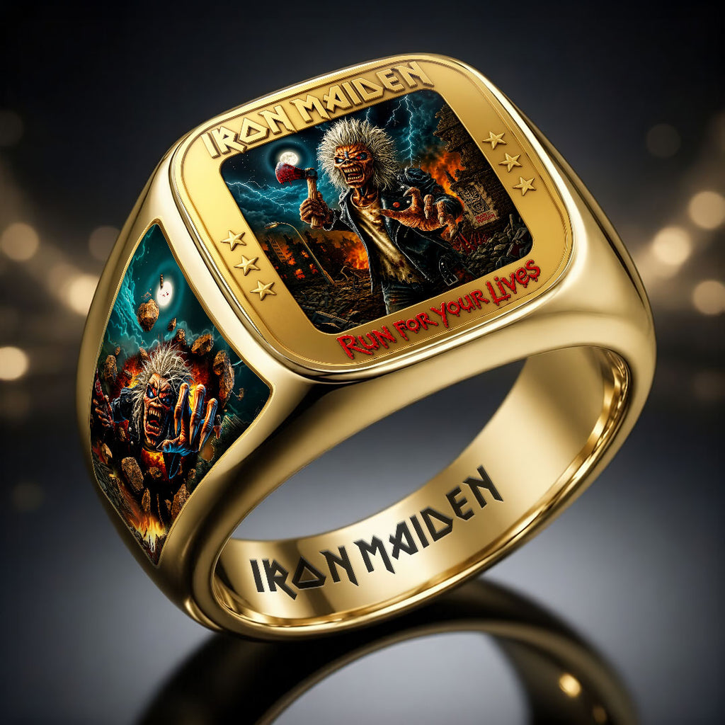 Iron Maiden 3D Engraved Ring – HOATT19529