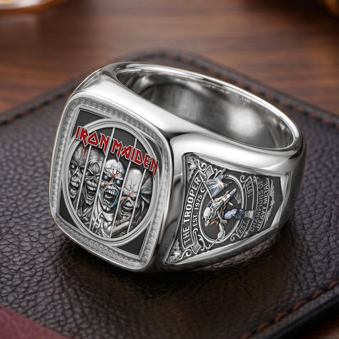 Iron Maiden 3D Engraved Ring – TMTHU7381
