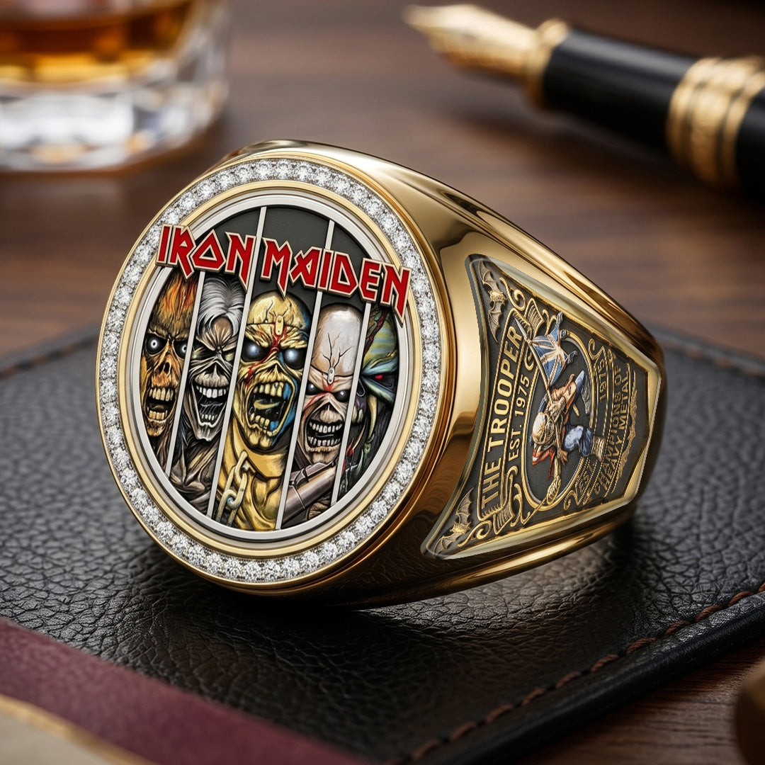 Iron Maiden 3D Engraved Ring – TMTHU7381