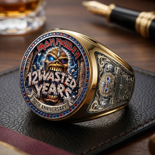 Iron Maiden 3D Engraved Ring – TMTHU7600