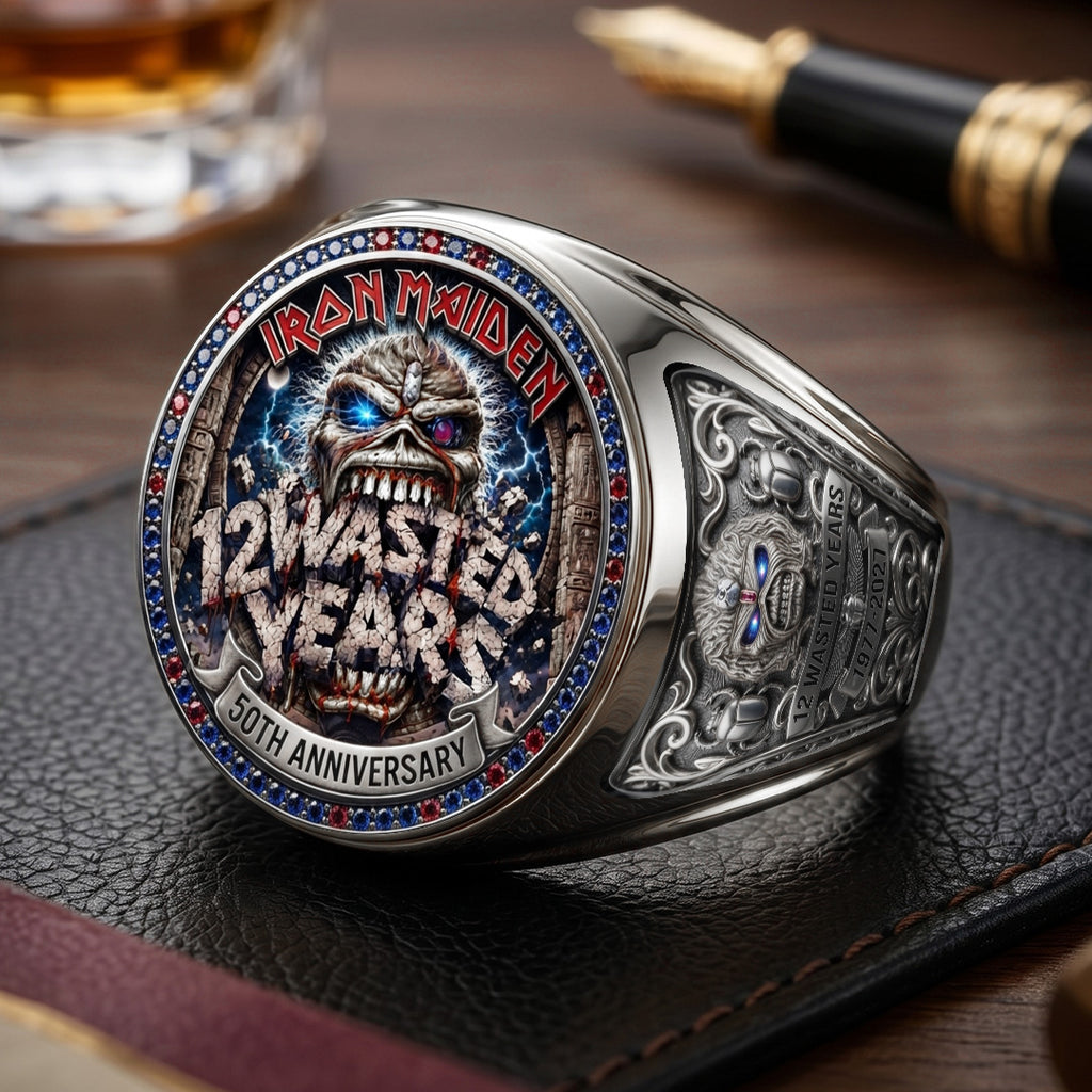 Iron Maiden 3D Engraved Ring – TMTHU7600