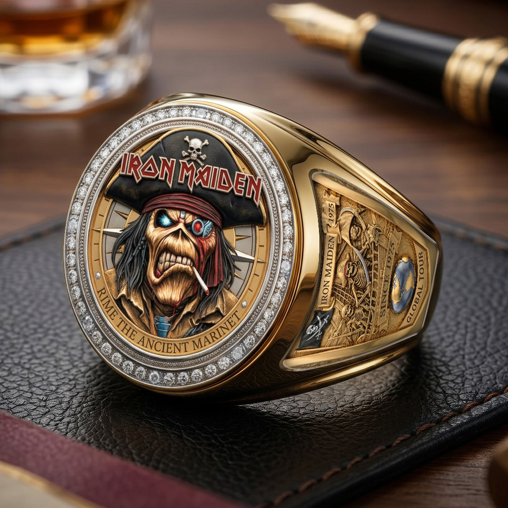 Iron Maiden 3D Engraved Ring – TMTHU7601