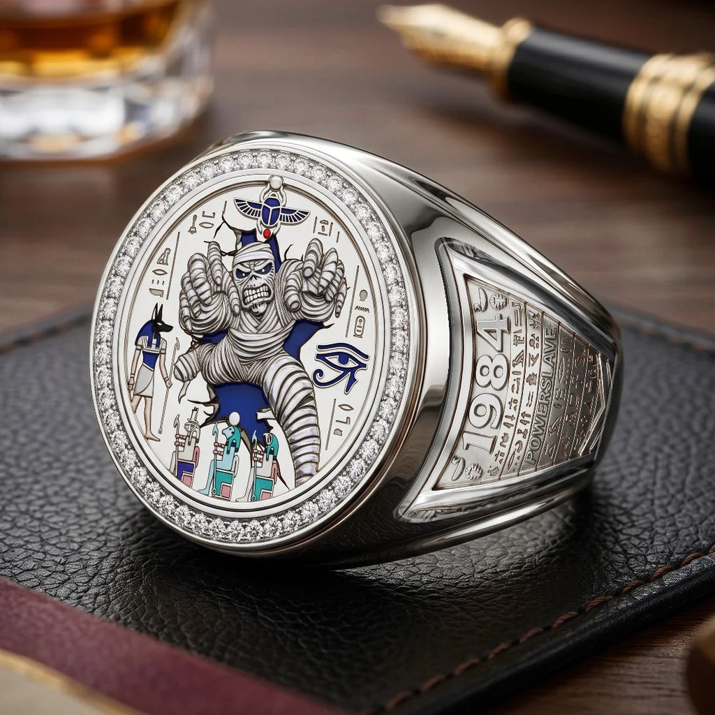 Iron Maiden 3D Engraved Ring – TMTHU9396