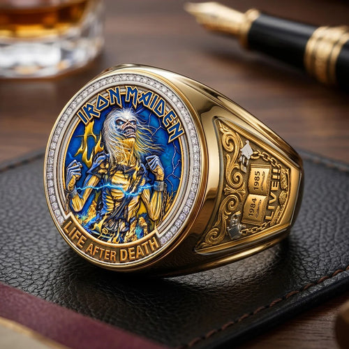 Iron Maiden 3D Engraved Ring – TMTHU9407