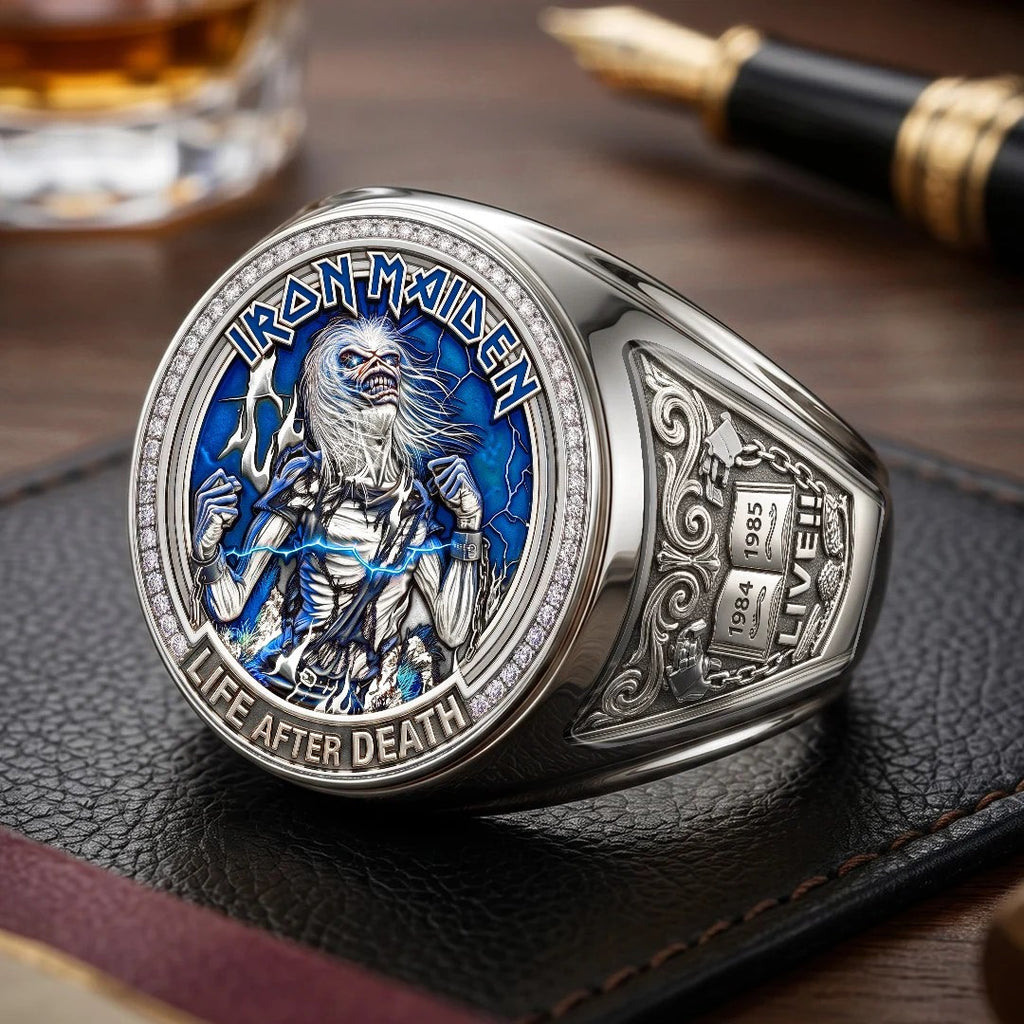 Iron Maiden 3D Engraved Ring – TMTHU9407