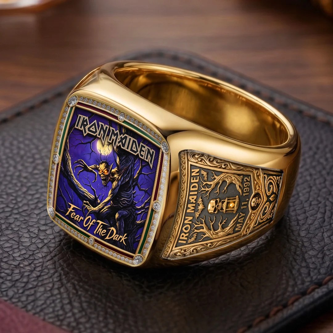 Iron Maiden 3D Engraved Ring – TMTHU9568