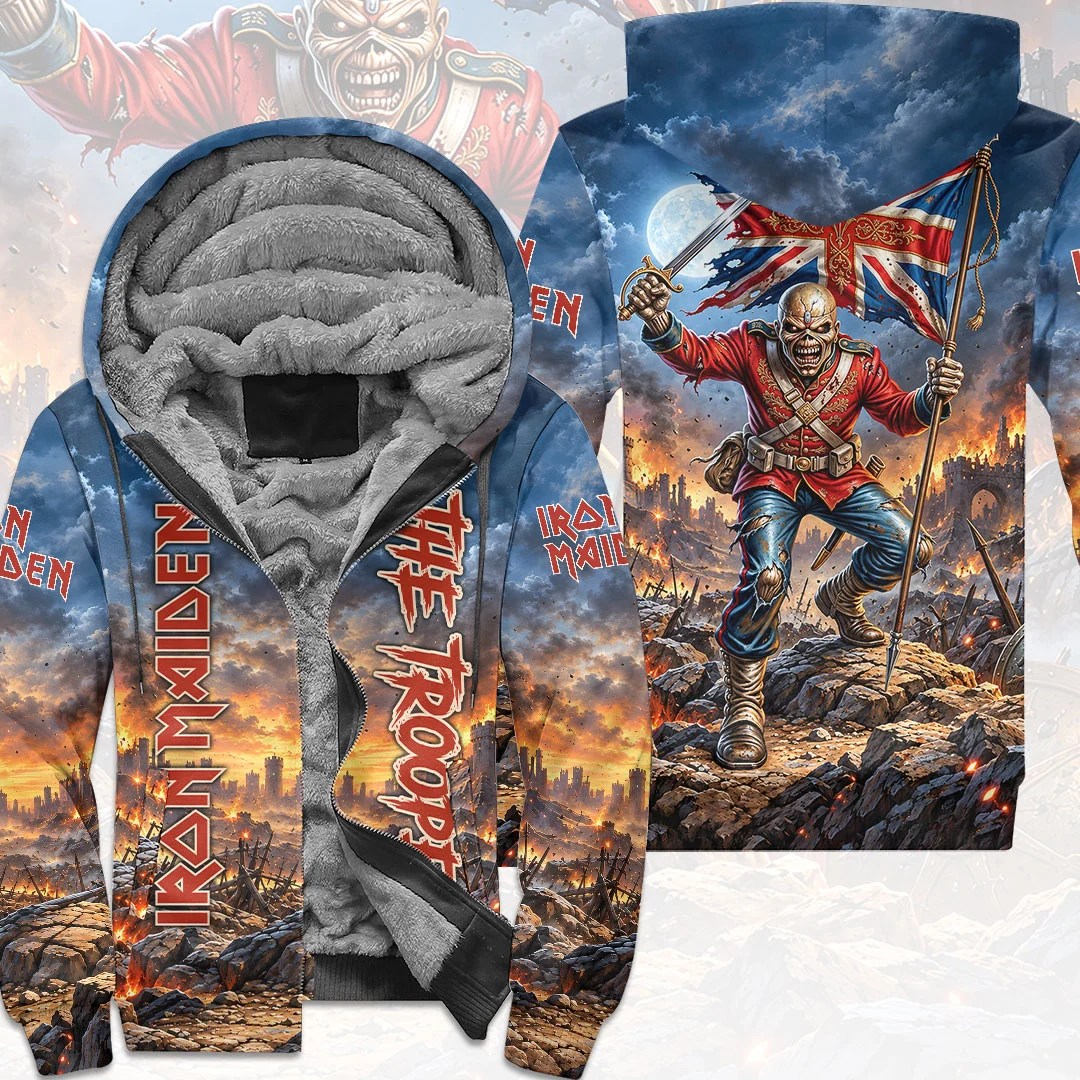 Iron Maiden 3D Fleece Zip Hoodie – HOATT21592