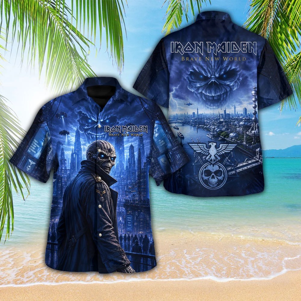 Iron Maiden 3D Hawaiian Apparel – TMTHU8867