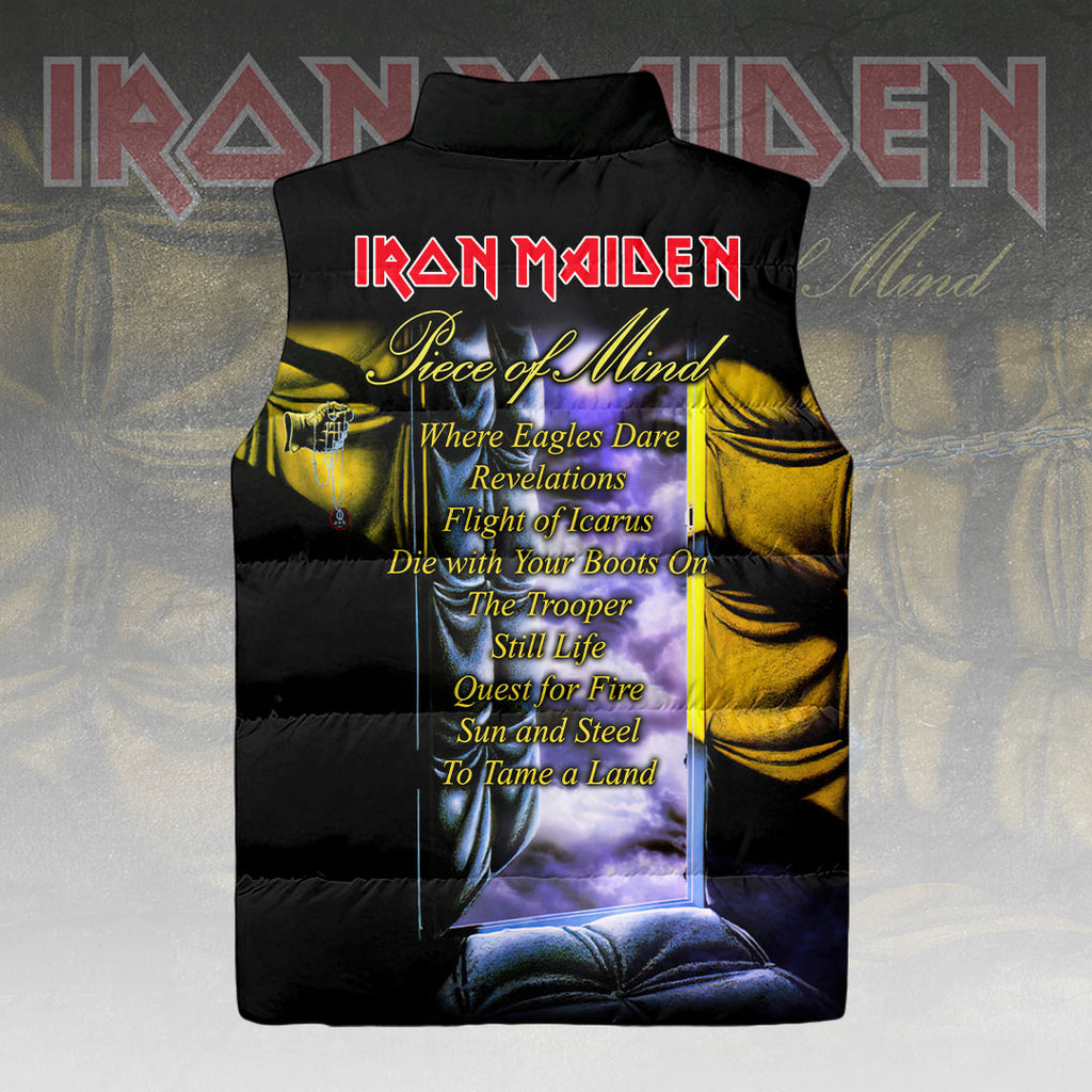 Iron Maiden 3D Sleeveless Down Jacket – HOATT14880