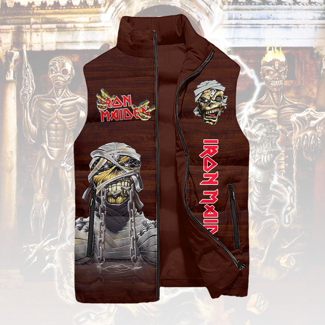 Iron Maiden 3D Sleeveless Down Jacket -HOATT15279