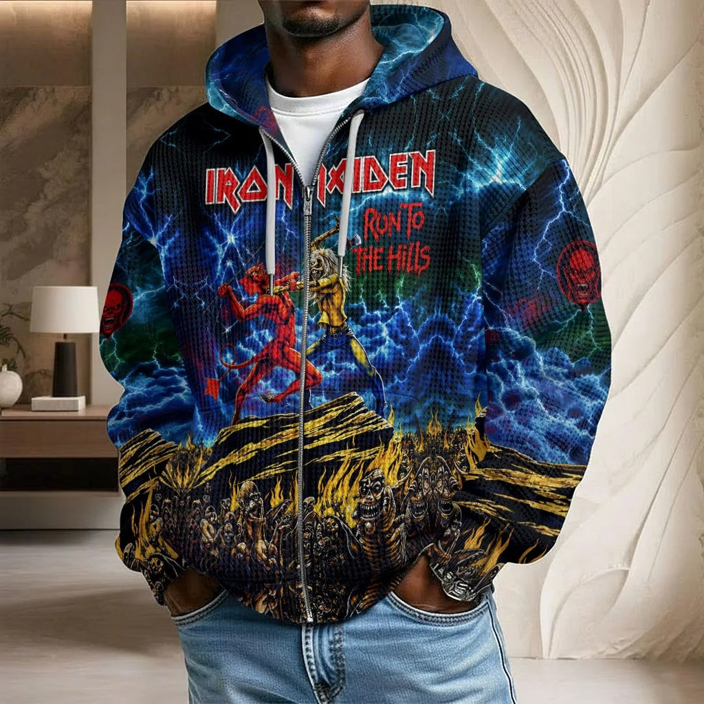 Iron Maiden 3D Unisex Waffle Hoodie – TMTHU9279