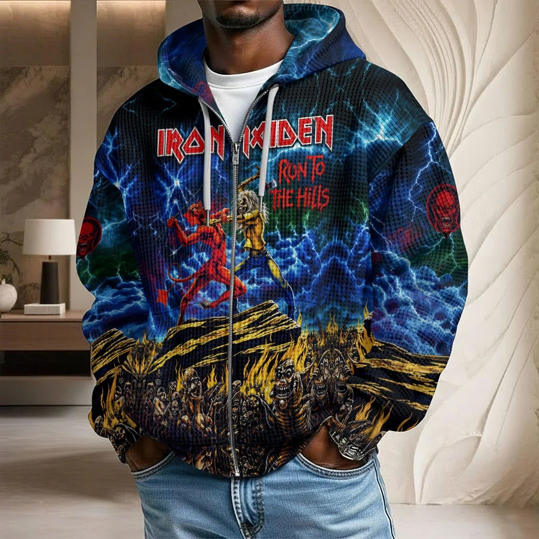 Iron Maiden 3D Unisex Waffle Hoodie – TMTHU9279