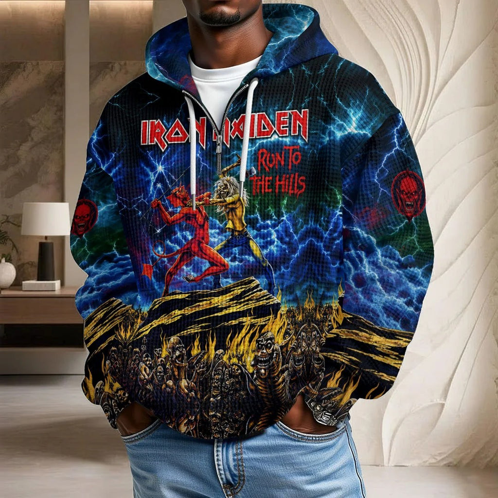 Iron Maiden 3D Unisex Waffle Hoodie – TMTHU9279