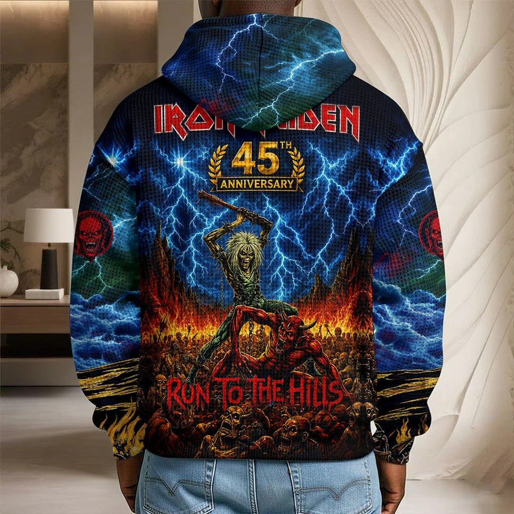 Iron Maiden 3D Unisex Waffle Hoodie – TMTHU9279