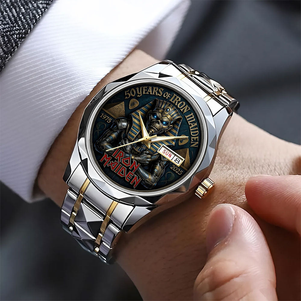 Iron Maiden 50 Years Alloy Luxury Quartz Watch – TANTN24685
