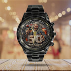 Iron Maiden 50th Anniversary Black Stainless Steel Watch – MAITM14652
