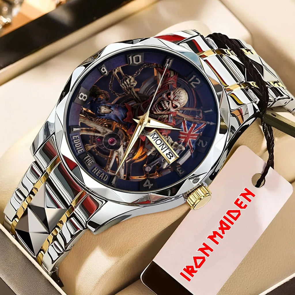 Iron Maiden Alloy Luxury Quartz Watch – TMTHU8673