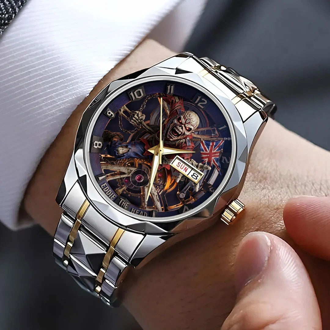 Iron Maiden Alloy Luxury Quartz Watch – TMTHU8673