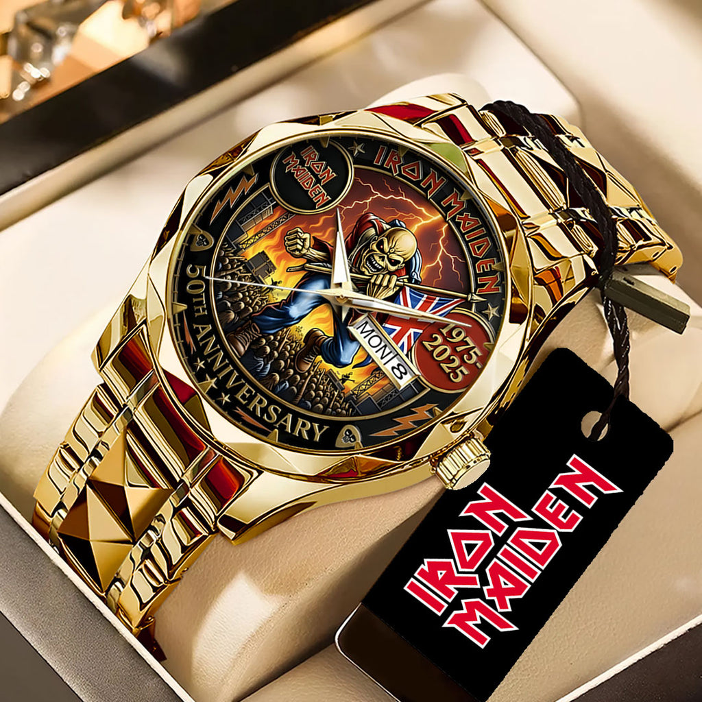 Iron Maiden 50th Anniversary Alloy Luxury Quartz Watch – TANTN19805
