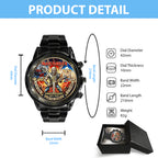 Iron Maiden 50th Anniversary Black Stainless Steel Watch – MAITM14243