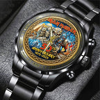 Iron Maiden 50th Anniversary Black Stainless Steel Watch – TANTN19765