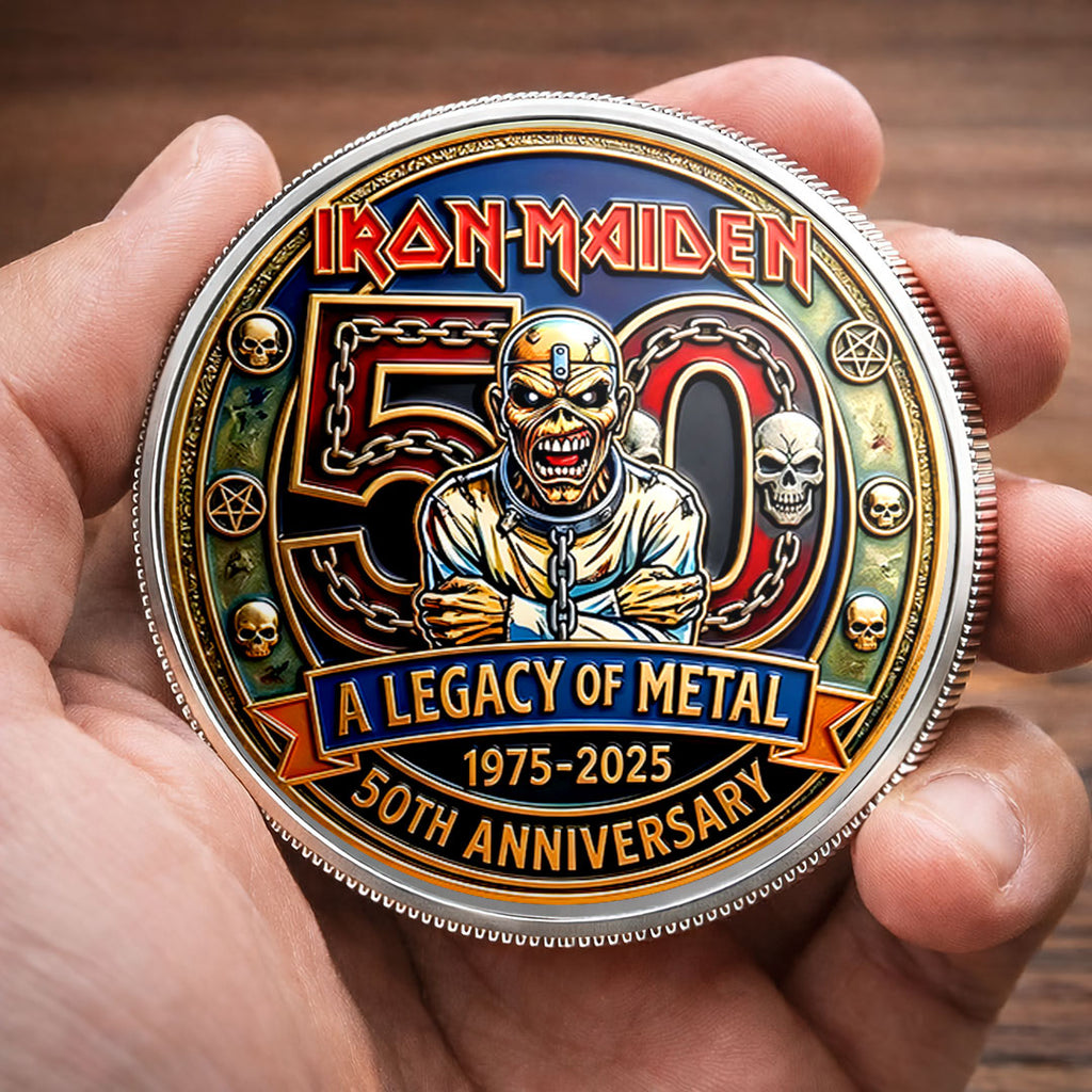 Iron Maiden 50th Anniversary Commemorative Coin – HOATT16628