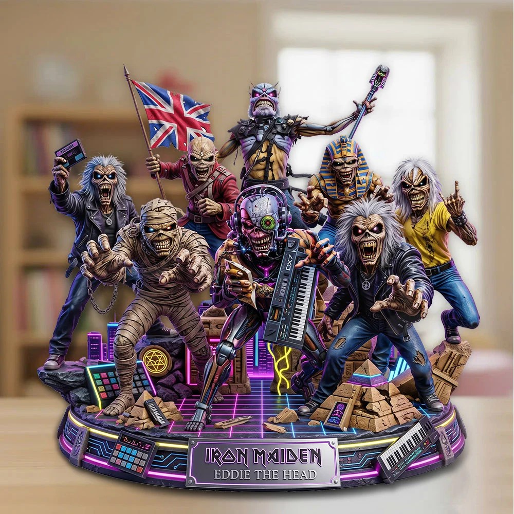 Iron Maiden Custom Shape Acrylic Plaque – TMTHU8711