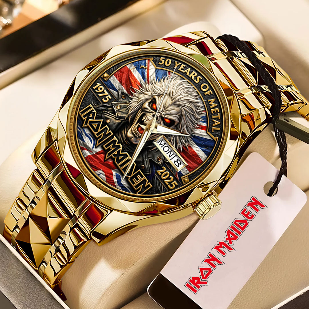 Iron Maiden Alloy Luxury Quartz Watch – TMTHU5597