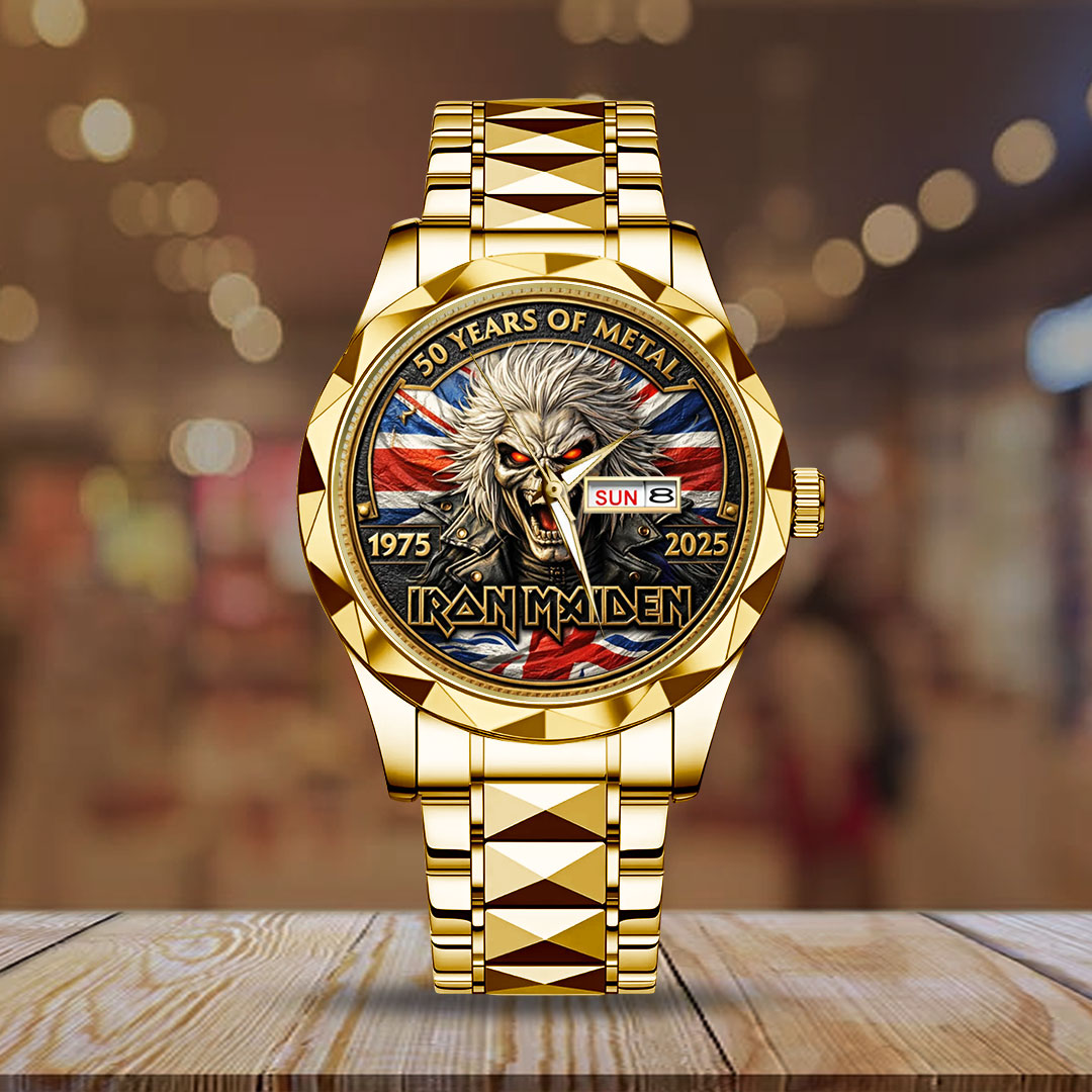 Iron Maiden Alloy Luxury Quartz Watch – TMTHU5597