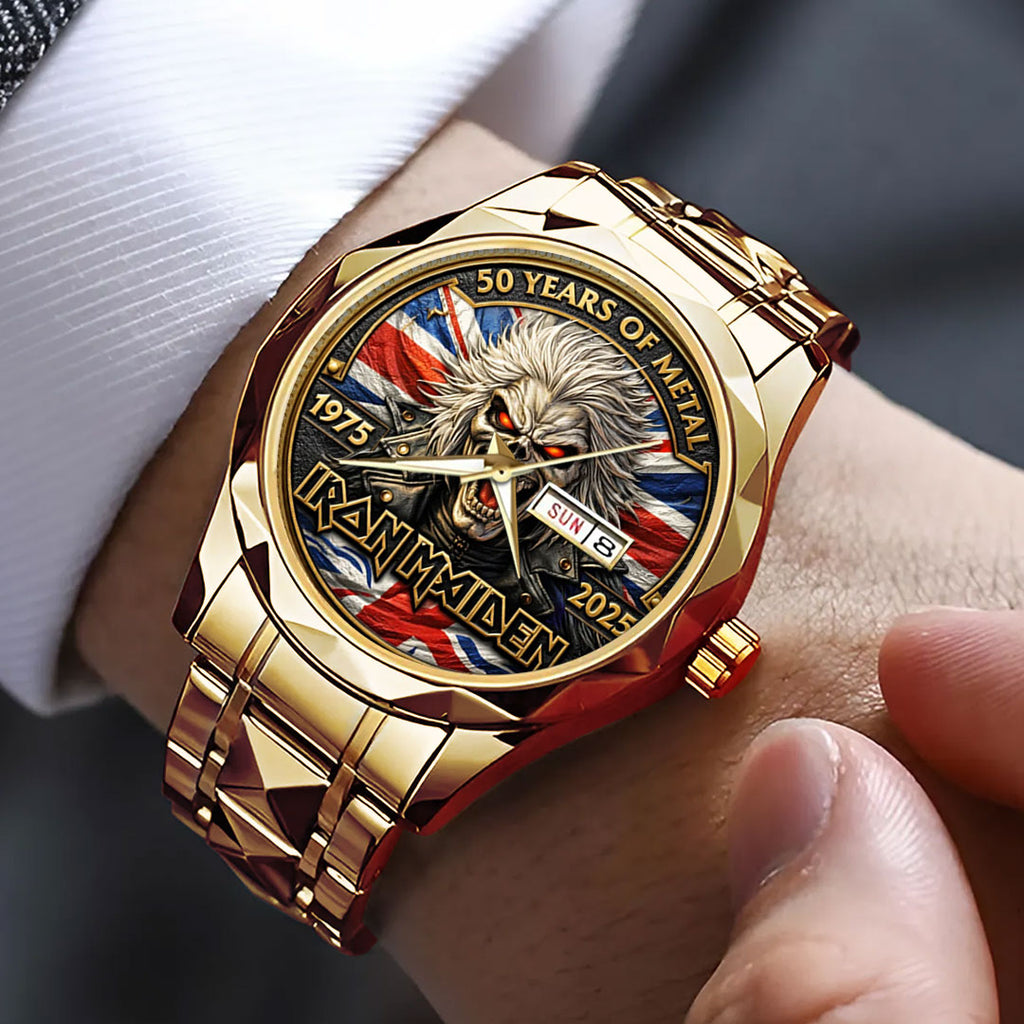 Iron Maiden Alloy Luxury Quartz Watch – TMTHU5597
